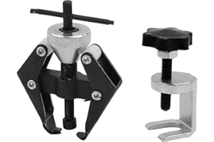 BOXOB Extracteur de Bras d'Essuie-Glace avec Extracteur de Borne de Batterie, Réglable Outil Démontage Bras d'Essuie-Glace Acier Extracteur Roulement Bras Outil Réparation Accessoires Automobiles