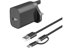 ETOPGO Type C 5V3A 15W Power Charger Compatible with Fire HD 10 9th Gen Tablet, Compatible with Kindle Fire HD 6 7 8.9 9.7, Compatible with Fire 7 HD 8 10 Tablet