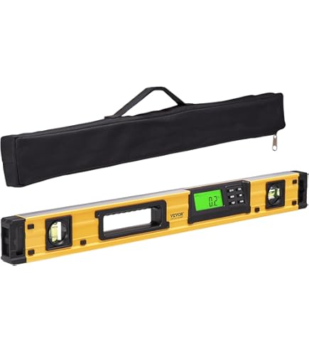 2PM TOOLS 24-Inch Digital Torpedo Level and Protractor | Neodymium