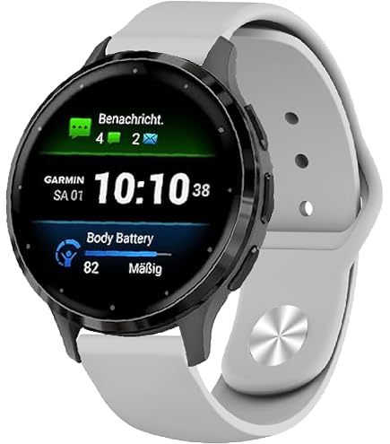 Cinturino In Acciaio 20mm Per Garmin Approach S50/Vivoactive 6/Forerunner 165 E Amazfit – Regolabile