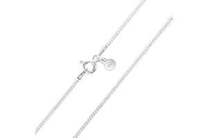 Gold Gala Cadena Barbada en Plata De Ley 925, Collar Made in Italy