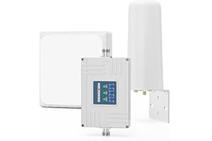 ORBOCOM Handy-Signalverstärker Band 20/8/7 Repeater 4G 3G 2G Unterstützt T-Mobile, E-Plus und O2 Mobilfunk-Signalverstärker für Zuhause Büro GSM Repeater mit Omni Antenne