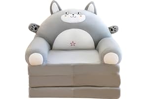 MASYRT Copridivano per bambini per bambine e bambini, copridivano morbido 2 in 1 pieghevole, coprisedia con graziosi disegni per sala giochi, mobili per camera da letto