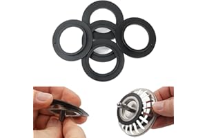 RANRAO Lot de 5 joints toriques en caoutchouc transparent pour bonde d'évier Franke 78 79 80 mm