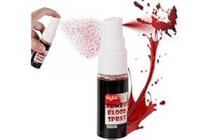 BETELIGIR Fake Blood Spray Professional Washable, Halloween Fake Blood Washable Realistic Special Effects Zombie Vampire Costume Makeup & Dress Up,Fake Blood Makeup Kit SFX Makeup Cosplay (Fake Blood Spray)