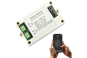Tuya DC-motor WiFi Smart Controller, 12 V/24 V linjäraktuator fjärrbrytare, fram- och bakåtrelä, Smart Life-app, timer, kompa