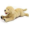 LotFancy Plush Golden Retriever, Soft Cuddly Dog Toys, Large Stuffed Puppy, Gift for Kids, Christmas Toys