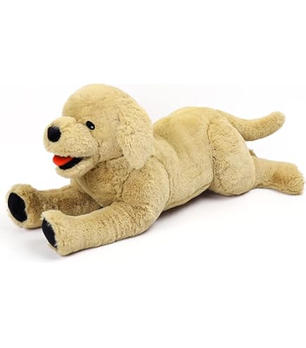 Generico pluche hond - 30 cm knuffelbaar decoratief - pluche hond die een puppy omarmt | voor kinderen volwassenen meisjes vriendin San Kids verjaardag bank auto