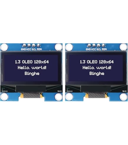 thumbnail: RUIZHI 3 Stuks 0,96 Inch OLED Display - I2C SSD Chip, 128x64 Pixels, Compatibel Met Arduino