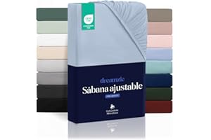 Dreamzie Sabanas 150 x 200 – Bonete 35 cm – Microfibra Suave – para Colchones Gruesos – Certificado Oeko-Tex – Azul