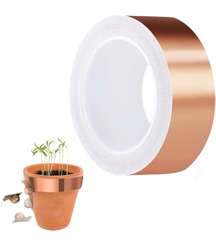 Kupferband Gegen Schnecken – Selbstklebend, 4 Cm X 5 M, Natürlicher Pflanzenschutz Ohne Gift
