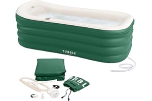 Tubble® Royale Badewanne Aufblasbar Emerald Green 255 Liter - Faltbare Badewanne für Erwachsene bis 188 cm, Aufbau in 1min, Für Indoor und Outdoor, Home Spa & Eisbad