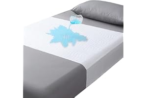 BEEDSOOTH Empapadores Cama Adultos Lavables con Alas 50cm - 90x85cm (Pack 2) - Impermeable, Absorbente - Ideal para Adultos, Niños y Mayores, para Camas 90cm