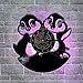 Produktbild jiangyingpan Led nachtlicht wanduhr Vinyl hohl vinylaufzeichnung wanduhr Retro kreative Wohnzimmer küche Dekoration Mode Thema Uhr wanduhr G48
