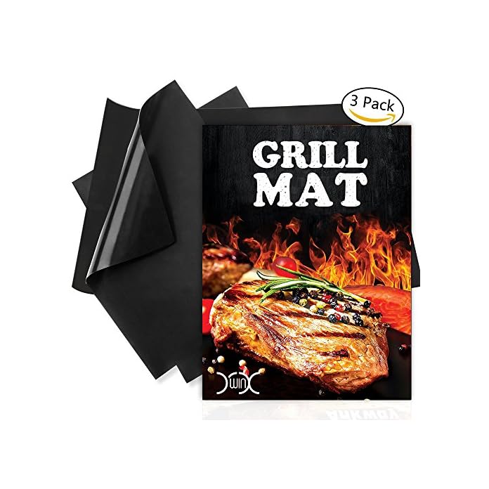 Bbq Grillmatte Yxwin 3er Set Grillmatten Zum Grillen Und Backen Premium Silikon Mit Teflon Grillmatten Und Backmatte Wiederverwendbar Und Splmaschinenfest Fr Grill Holzkohle Elektronisches Grill40x33c