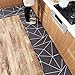 Produktbild OR&DK Lange küche Matte, Rutschfest Saugstarke Ölbeweis Bodenmatratze, Moderne Küche Badezimmer Dekorative Teppich-D 50 * 120+50 * 180cm