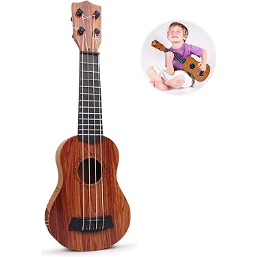 SGZIOO Guitare Enfant 3 ans, Ukulele Enfants 42 CM, avec 4 Cordes Réglables, Guitares et Instruments à Cordes pour Enfants, Ukulélé Guitare Jouet pour SGZIOO Guitare Enfant 3 ans, Ukulele Enfants 42 CM, avec 4 Cordes Réglables, Guitares et Instruments à Cordes pour Enfants, Ukulélé Guitare Jouet pour