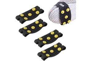 LERTREEUK 2 Paar rutschfeste Steigeisen für Bergsteigen, Klettern, Stacheln, Schuhe