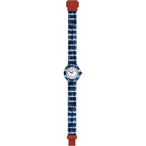 Orologio Da Polso Bambino HIP HOP - Quadrante Mono-Color, Cinturino In Silicone Blu - Foto 10