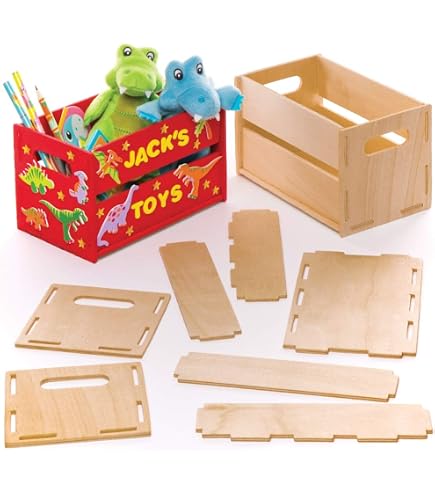 Baker Ross Casette Per Api In Legno Da Decorare, 2 Pezzi, Per Bambini Dai 5 Anni, Attività Creativa - 4