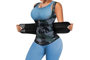 KUMAYES Ceinture de Sudation Femme Abdominale Néoprène Ajustable Corset Gaine Ventre Plat Sauna Effect Wrap Waist Trainer pour Femme Bande