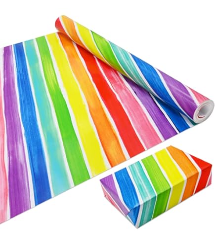 FISKA - 500 Stickers Mix Regenboog Hart Op Een Rol - 2,5 cm - Stickers Hart - Label