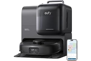 Anker eufy 3-in-1 Robot Vacuum and Mop,Portable Carpet Cleaner, E28 Omni | 20,000 Pa Turbo Suction, Spot Cleaner, HydroJet System, Tangle-Free, Corner-to-Edge Cleaning, All-In-One Station