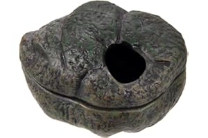 Zoo Med Repti Sherlter Cueva Escondite para Reptiles como en la Naturaleza, Promueve la Muda, Cámara de Exposición de Huevos, 15 cm