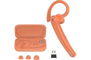 Atheewon Bluetooth Headset, Wireless Freisprech Telefon mit ENC Dual Mic