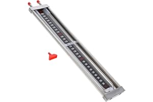 iplusmile U Gauge Manometer: 0-3000 PA U-Shaped Pressure Gauge Water Column Manometer High Accuracy Stainless Steel U Tube Pressure Meter