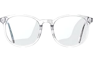 Glasses of Switzerland Blue Light Blocking Glasses - Round/Rectangular Frame | Anti Glare Glasses, Dyslexia Glasses, Migraine Glasses, Round Glasses for Women and Men