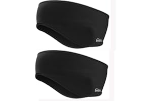 ‎ZYXBBD Fleece Ohrenwärmer Stirnband - Doppelschicht Winddichtes Warmes Winter Sport Stirnbänd Ohrenschutz Headband für Laufen, Jogging, Wandern, Yoga, Skifahren, Radfahren 2 Stück