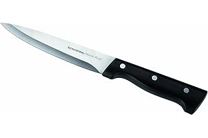 Tescoma 880503 Home Profi Coltello Sbucciatore, Acciaio Inossidabile, Nero, 9 cm, 1 Pezzo