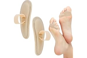 COYTEAR Hammer Toe Straightener 2Pcs Left&Right Toe Prop With Adjustable Elastic Bands Set | Toe Props for Hammer Toes Cushion | Toe Support Relief Discomfort Reduction for Hallux Valgus Straightens Supports