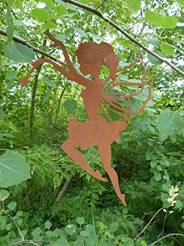 Elfe (Rostdeko) (groß) Anhänger - 5