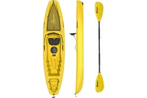 ROMARK Kayak - Canoa da 268 cm - VARI COLORI - 1 gavone + 1 pagaia + 1 seggiolino + 1 ruotino mare sport lago