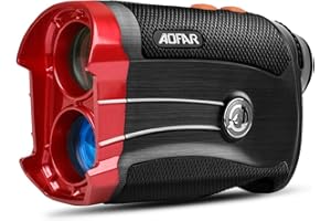 AOFAR GX-2S Rangefinder for Golf & Hunting with Slope and Angle Switch, Flag-Lock with Vibration, Horizontal Distance, 600/1000 Yards Distance Measuring Range, 6X Waterproof, Free Battery