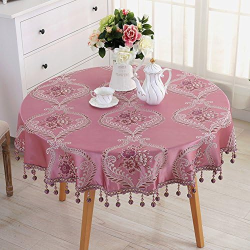 European round table cloth table cloth round living room big coffee table table cloth roundtable-A diameter240cm(94inch)