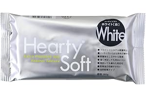 Padico hjärta mjuk lera 180 g vit japansk import