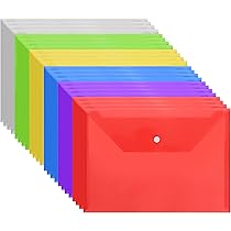 Gogogmee Regenbogen Aktenordner A4 - Dokumentenmappe Mit Druckverschluss