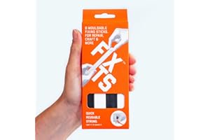 Fixits Hardening Putty Sticks - Stronger Than Glue -Reusable Plastic Fixing Sticks for Everyday Fixes - Mouldable Putty for Repairing, Crafting, Creating - Ideal DIY Tool - Pack of 8 Large 10g