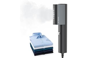 Hoofun Defroisseur Vapeur, Portable Steamer, 15s Rapide Chauffage Fer A Repasser Voyage, 800w 10 Minutes De Vapeur Continue Defroisseur Pour Les Voyages et La Maison et Bureau