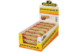 ‎PEEROTON Peeroton Powerpack Riegel Chocolate Split - Energieriegel ohne Zucker - Protein Snack Mahlzeitenersatz mit langanhaltender Energieverfügbarkeit - der Haferriegel, der sättigt und stärkt - 18 x 50 g