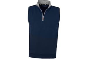 PRO-QUIP Proquip Mens Breeze Leisure Wind Protection Cotton Zip Neck Sleeveless Golf Top