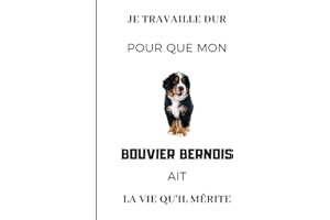 Je travaille dur pour que mon Bouvier Bernois ait la vie q'il mérite: Cahier de réunion couverture Bouvier Bernois