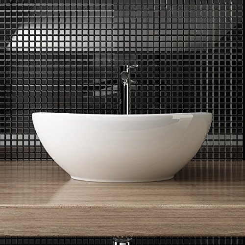 DESIGN KERAMIK AUFSATZWASCHBECKEN WASCHSCHALE HANDWASCHBECKEN GÄSTE WC TOP A99 - 4