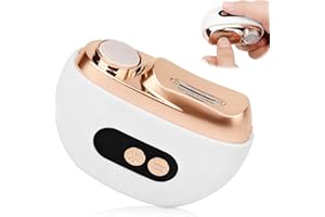 YIZEMAY 3-in-1 Elektrischer Nagelknipser, Elektrische Nagelfeile Polieren mit LED 3 Gesch- Ultraleise, Multi-functional Elektrischer Nagelschneider für Baby Kinder Erwachsene Senioren