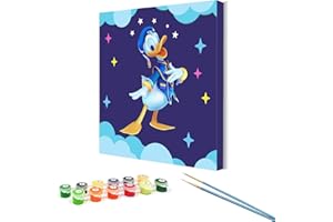 shinesky Malen Nach Zahlen Für Kinder Mädchen Und jungen,DIY Handgemalt Ölgemälde Kit,Malen nach Zahlen Anime,Malen nach Zahlen ab 6 7 8+ Jahre Mädchen Und jungen 20 x 20cm,Geschenk für Kinder(LL)