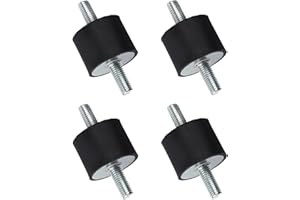 WALFRONT Amortiguadores de Choque de Gas M10 40 * 30, Bloque Silencioso M10 para Montaje de Goma Antivibración, Amortiguador de Choque, Bomba de Compresor de Aire, Soportes de Goma