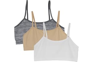 YR.Lover YINI Zurück zu Schule 1 Stück/3 Stück Mädchen-Sport-BHS-Westen Unterwäsche-Oben justierbarer Schulter-Bügel